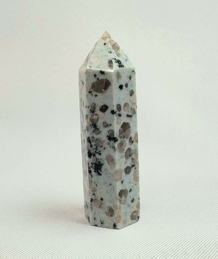 Kiwi Jasper Tower Point BONUS Info Card Crystals Minerals Stones Natural Healing Metaphysical Nature Reiki