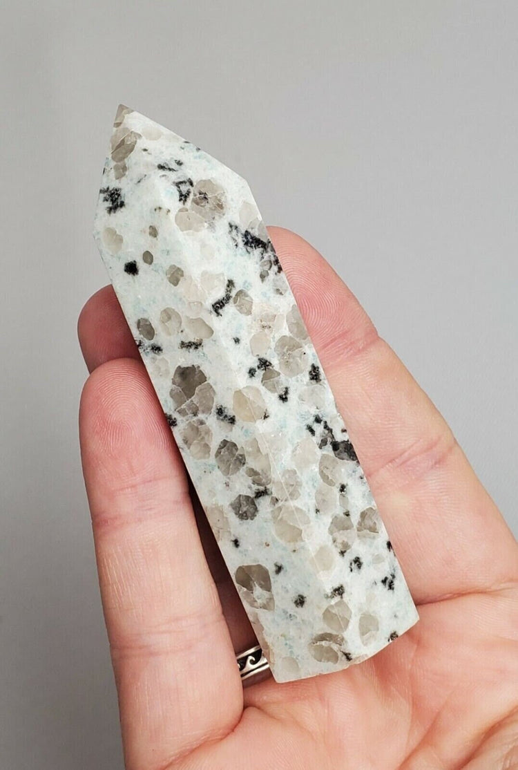 Kiwi Jasper Tower Point BONUS Info Card Crystals Minerals Stones Natural Healing Metaphysical Nature Reiki