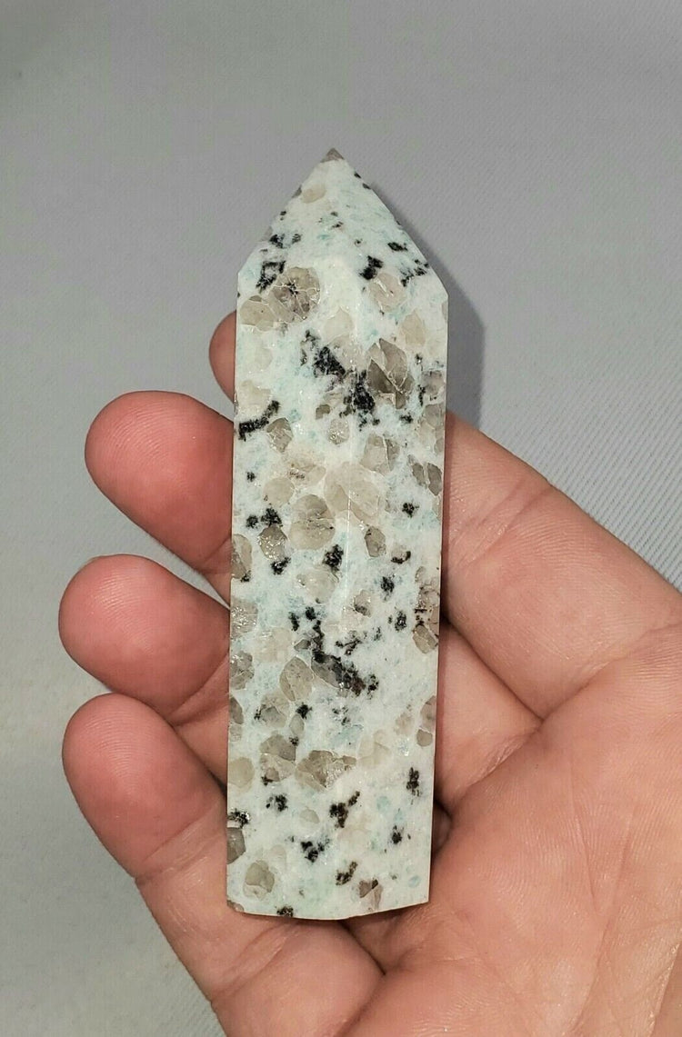 Kiwi Jasper Tower Point BONUS Info Card Crystals Minerals Stones Natural Healing Metaphysical Nature Reiki