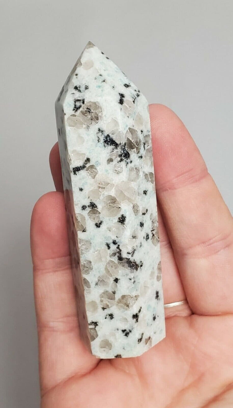 Kiwi Jasper Tower Point BONUS Info Card Crystals Minerals Stones Natural Healing Metaphysical Nature Reiki