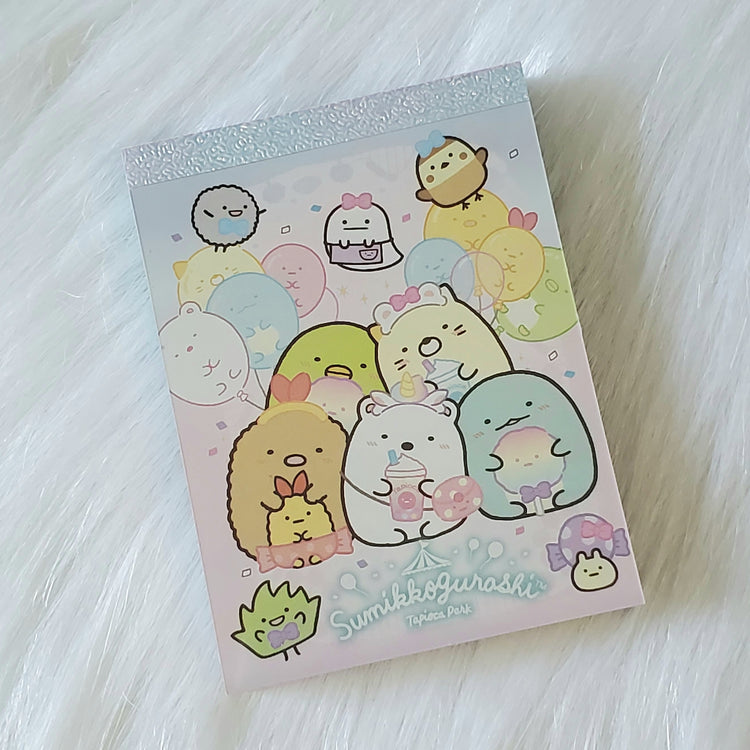 San-x Sumikko Gurashi Tapioca Park Mini Memo Pad Stationery Collectible Gifts