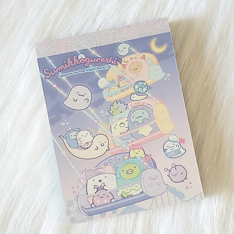 Sumikko Gurashi Obake Ghosts Mini Memo Pad Stationery Collectible Gifts