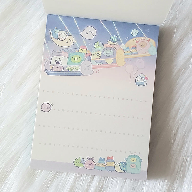 Sumikko Gurashi Obake Ghosts Mini Memo Pad Stationery Collectible Gifts