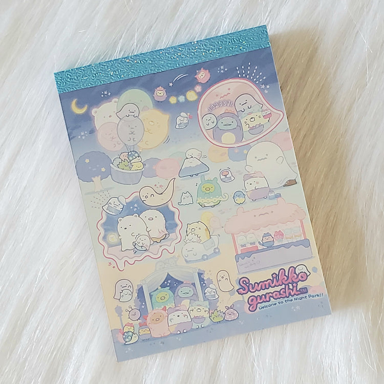 Sumikko Gurashi Obake Ghosts Mini Memo Pad Stationery Collectible Gifts