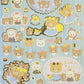 San-x Rilakkuma Korilakkuma Chairokoguma Wonderland Stickers Sticker Sheet Japan Kawaii Stationery Collectible Gifts