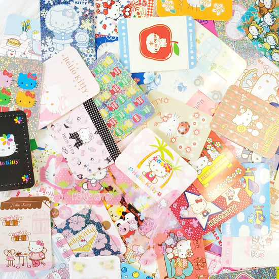 Sanrio Hello Kitty Kawaii Sticker Flakes (100) Lot Sack o Stickers Mix –  Nikki's Bargain