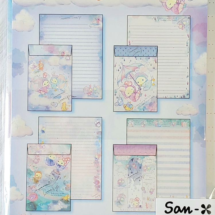 San-x Sentimental Circus Rainbow Sky Letter Set Stationery Kawaii Japan Mail Writing Collectible Gifts