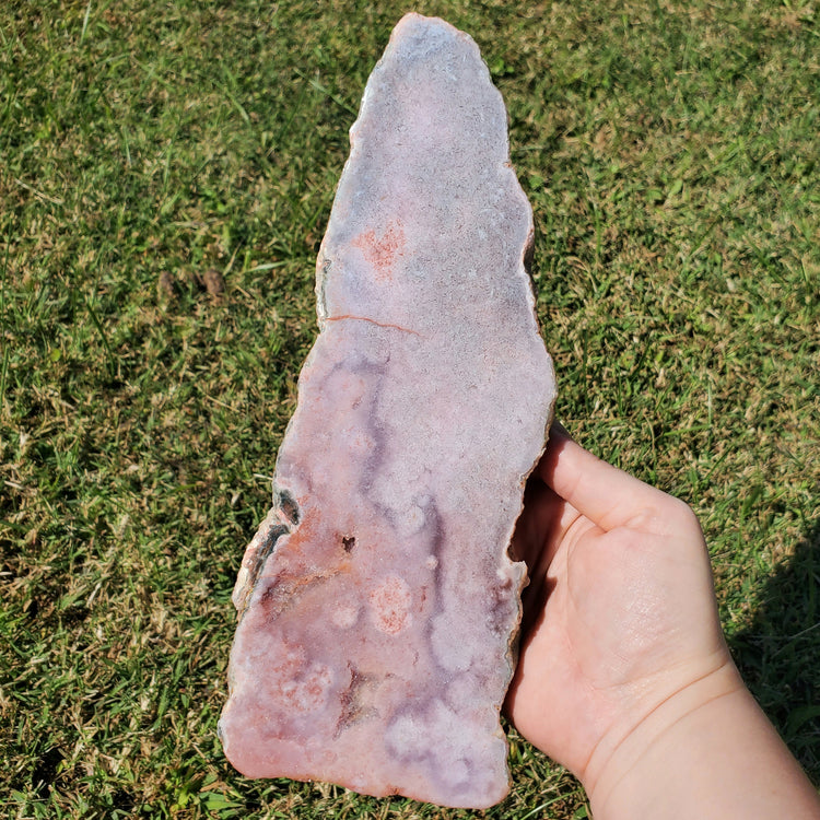 Pink Amethyst Slab Slice Crystals Minerals Unicorn Shaped Collectible
