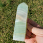 Pistachio Calcite Obelisk Tower Crystals Minerals Stones Natural Collectible