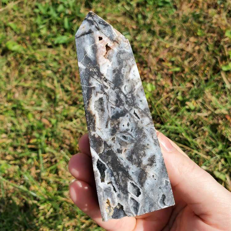 Sphalerite Tower Crystals Minerals Stones Natural Specimen Collectible