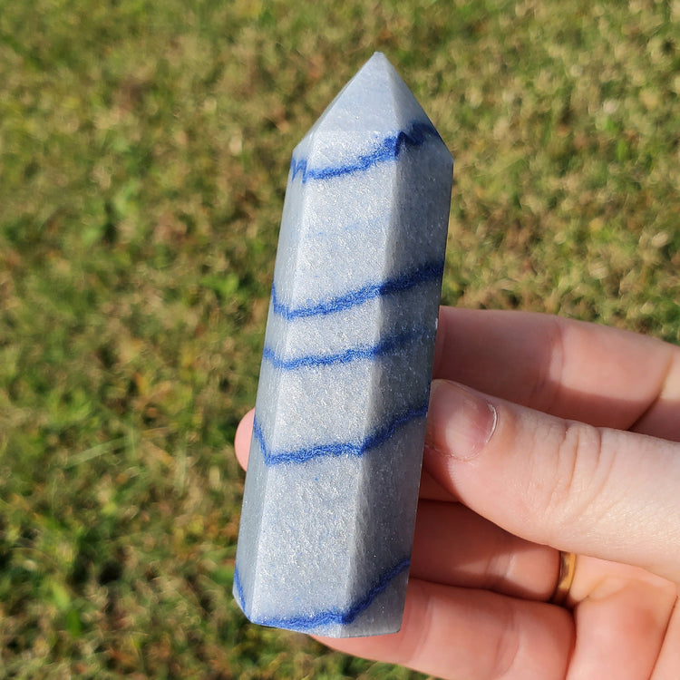 Blue Aventurine Tower Crystals Minerals Stones Natural Specimen Collectible