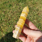 Yellow Fluorite Crystals Minerals Stones Natural Specimen Collectible