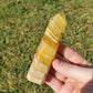 Yellow Fluorite Crystals Minerals Stones Natural Specimen Collectible