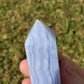 Blue Lace Agate Tower Crystals Minerals Stones Collectible