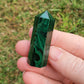 Malachite Tower Crystals Minerals BONUS INFO CARD Specimen