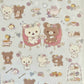 San-x Rilakkuma Chairoikoguma Tea Time Sticker Sheet stickers Japan B