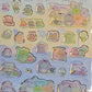 San-x Sumikko Gurashi Night Park Halloween Stickers Sticker Sheet Kawaii Japan Gifts