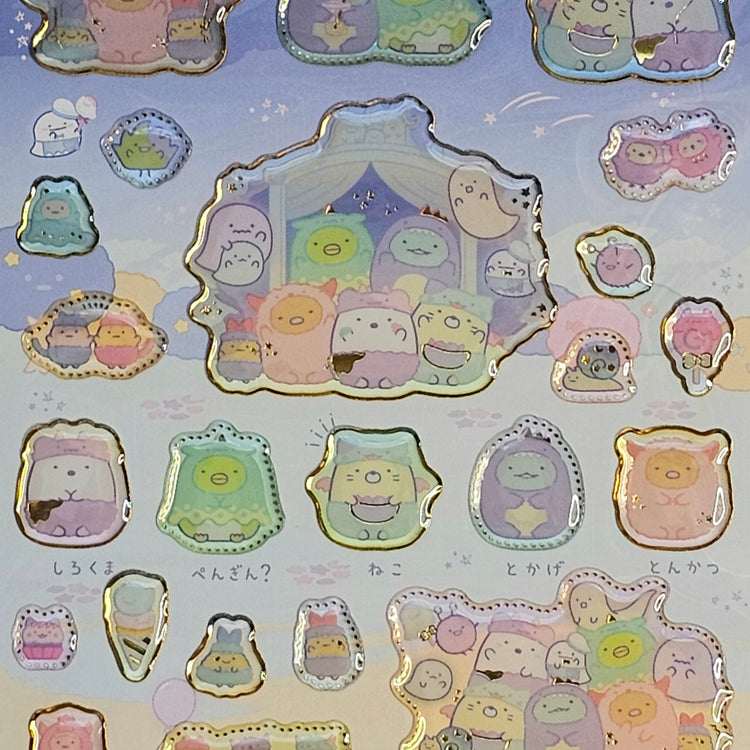 San-x Sumikko Gurashi Night Park Halloween Stickers Sticker Sheet Kawaii Japan Gifts