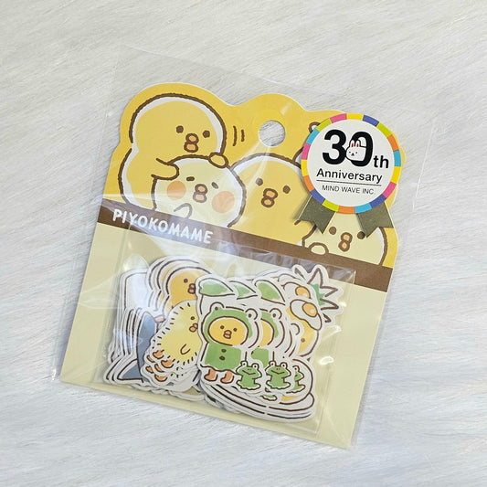 Mind Wave Inc Piyokomame Stickers Sticker Flakes Kawaii Japan