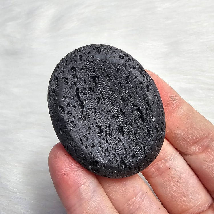 Lava Stone Worry Pocket Stone Crystals Stones BONUS INFO CARD Gifts