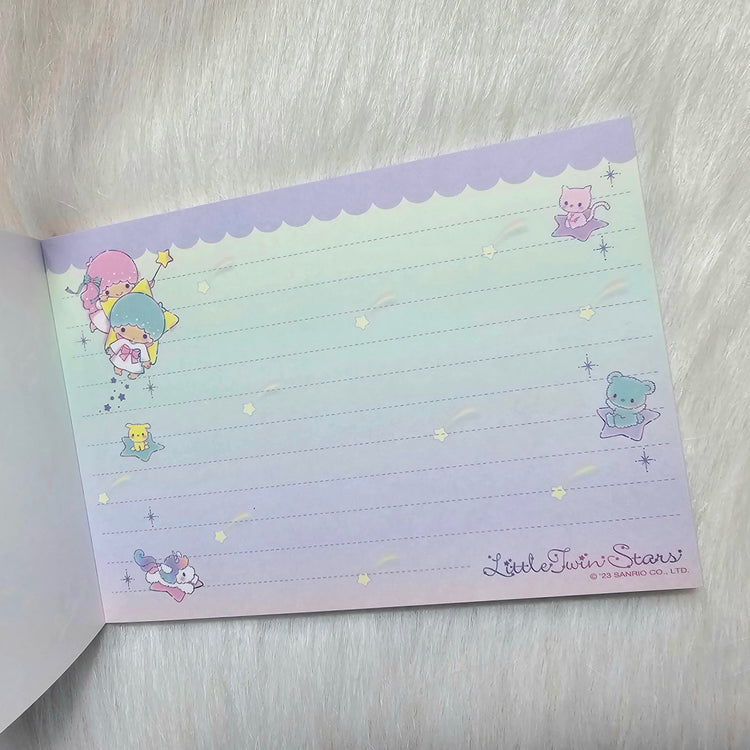 Little Twin Stars Large Memo Pad Kawaii Stationery Notepad Gifts