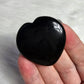 Black Obsidian Worry Pocket Stone BONUS Info Card Crystals Gifts