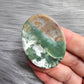 Moss Agate Worry Pocket Stone Crystals BONUS Info Card Gifts