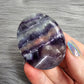 Rainbow Fluorite Worry Pocket Stone Crystals Stones BONUS INFO CARD Gifts