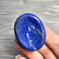 Lapis Lazuli Worry Stone Pyrite Pocket Crystals Mineral BONUS Info Card Gifts