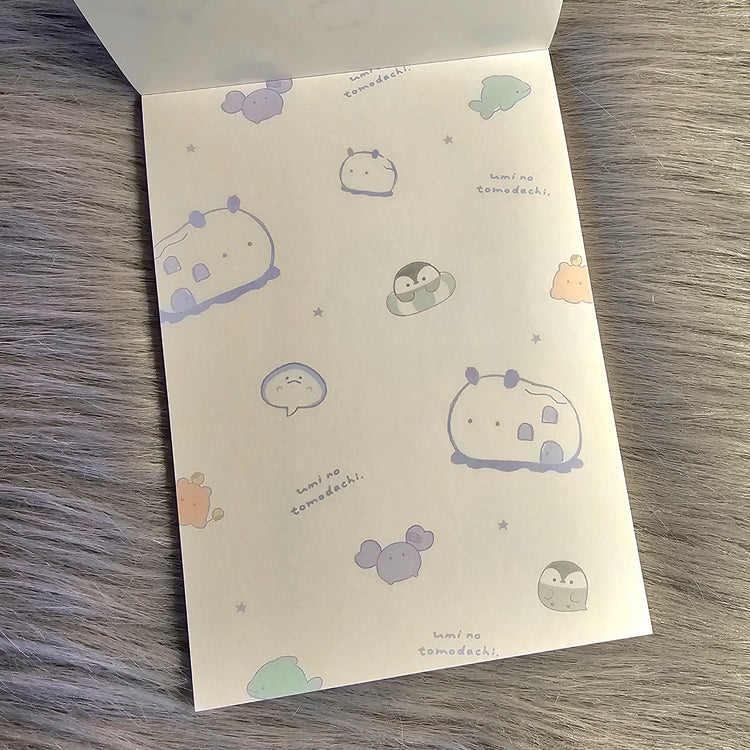 Sea Snail Large Memo Pad Kawaii Stationery Notepad Gifts Q-lia