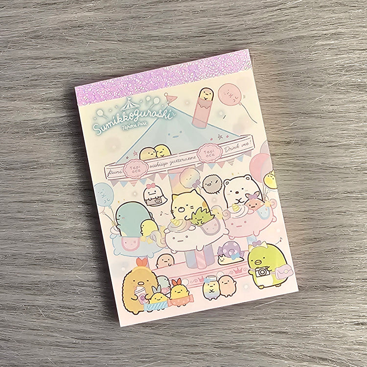 San-x Sumikko Gurashi Tapioca Park Mini Memo Pad Kawaii Japan Gifts