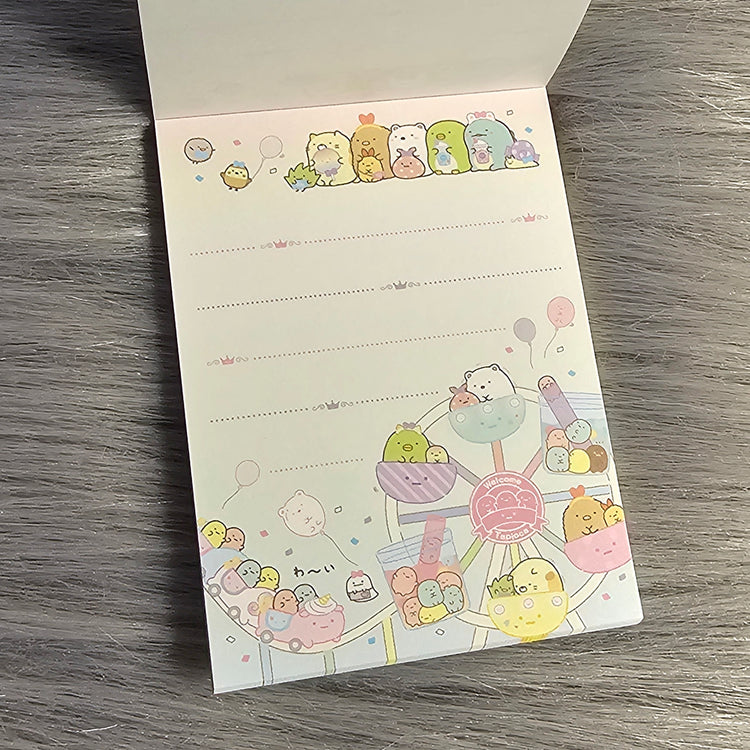 San-x Sumikko Gurashi Tapioca Park Mini Memo Pad Kawaii Japan Gifts