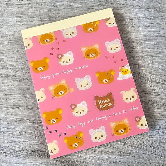 Rilakkuma Cats San-x Mini Memo Pad Stationery Collectible Gifts