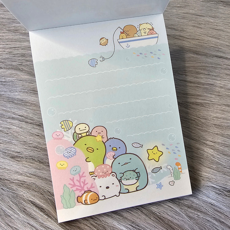 Sumikko Gurashi Claw Fishing Mini Memo Pad Stationery Collectible Gifts