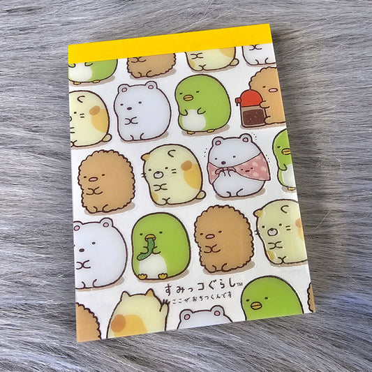 Sumikko Gurashi Friends Mini Memo Pad Stationery Collectible Gifts