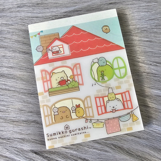 Sumikko Gurashi Home Life Mini Memo Pad Stationery Collectible Gifts
