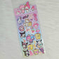 Kawaii Club Holographic Sticker Sheet Stickers