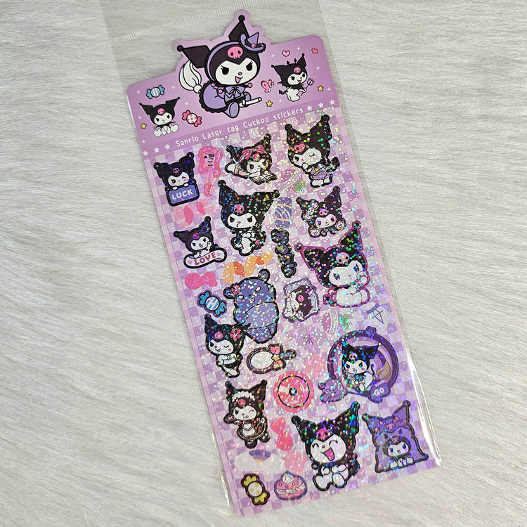 Kawaii Party Holographic Sticker Sheet Stickers