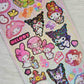 Kawaii Party Holographic Sticker Sheet Stickers