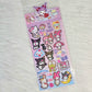 Kawaii Party Holographic Sticker Sheet Stickers