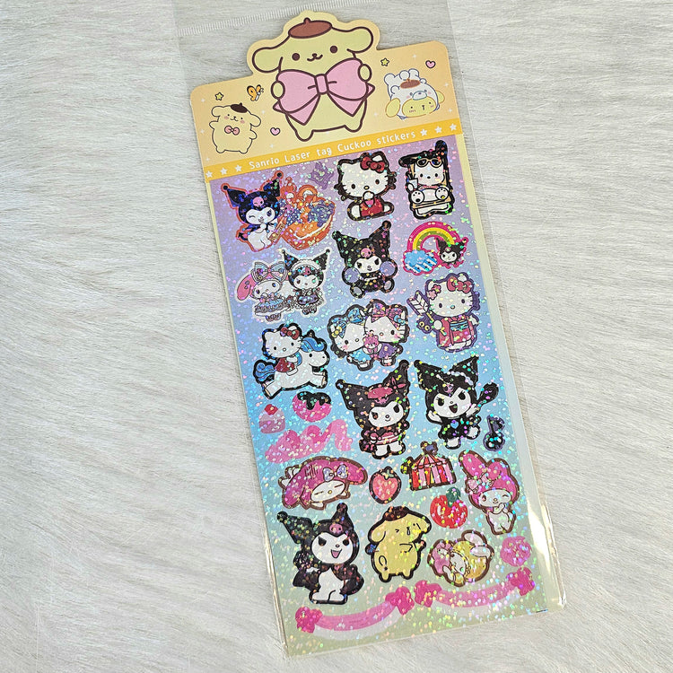 Kawaii Party Holographic Sticker Sheet Stickers