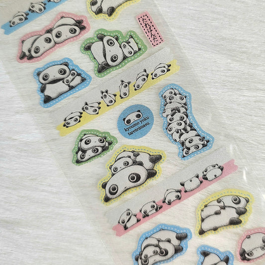 Tare Panda Stickers Sticker Sheet Kawaii Japan Collectible Cute Gifts