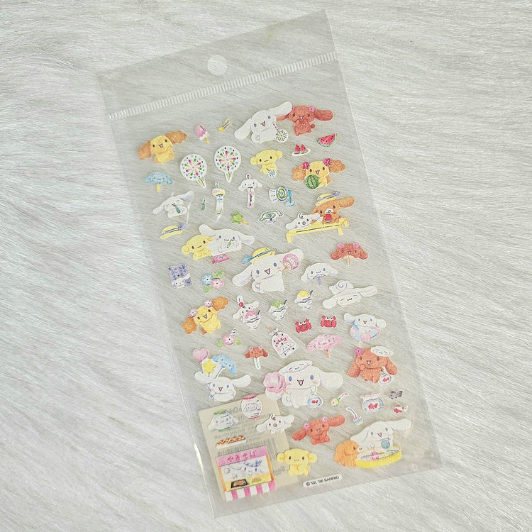 Cinnamoroll Stickers Sticker Sheet Kawaii Japan Collectible Cute Deadstock