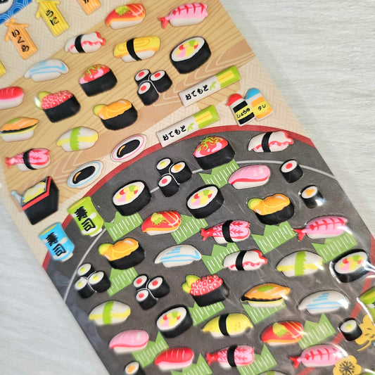 Kawaii Food Stickers Sticker Sheet Japan Collectible Cute