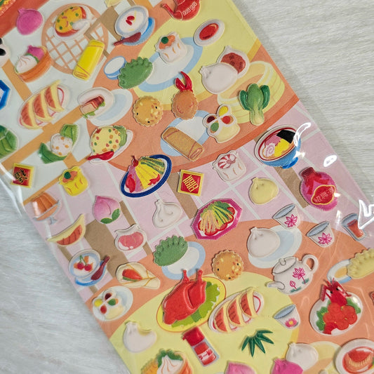Kawaii Food Stickers Sticker Sheet Kawaii Japan Collectible Cute Gifts