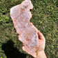 Large Pink Amethyst Slab Slice Crystals Minerals Druzy Cave Collectible