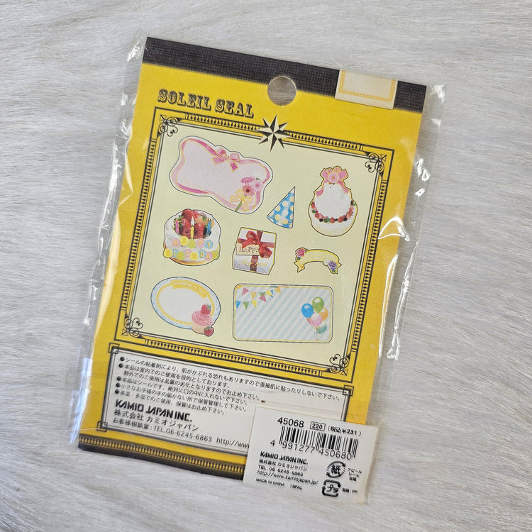 Kamio Japan Stickers Sticker Flakes Kawaii Collectible Cute