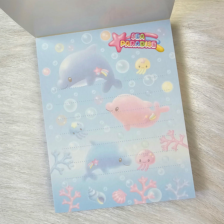 Sea Paradise Kawaii Mini Memo Pad Stationery Collectible Gifts