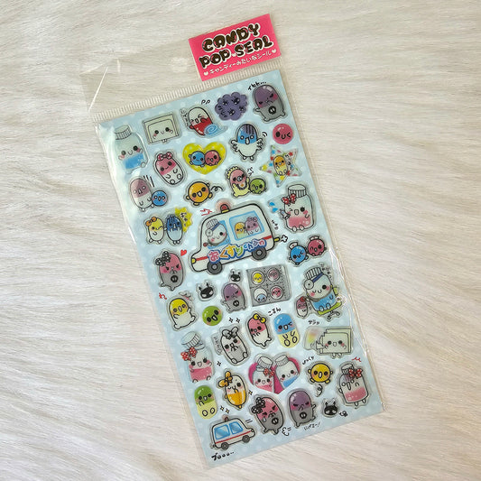 Candy Pop Seal RX Stickers Sticker Sheet Kawaii Japan Collectible Cute Gifts