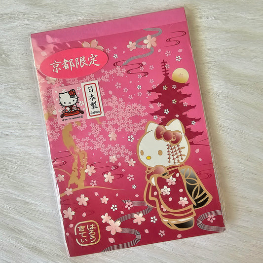 Gotochi Hello Kitty Medium Memo Pad Stationery Collectible Deadstock